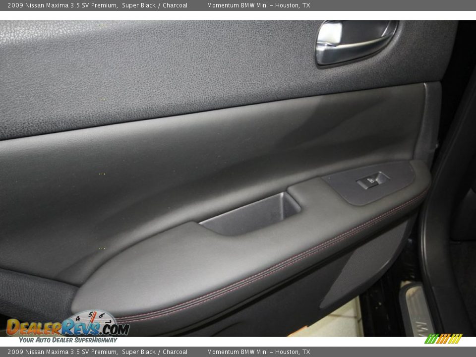 2009 Nissan Maxima 3.5 SV Premium Super Black / Charcoal Photo #17