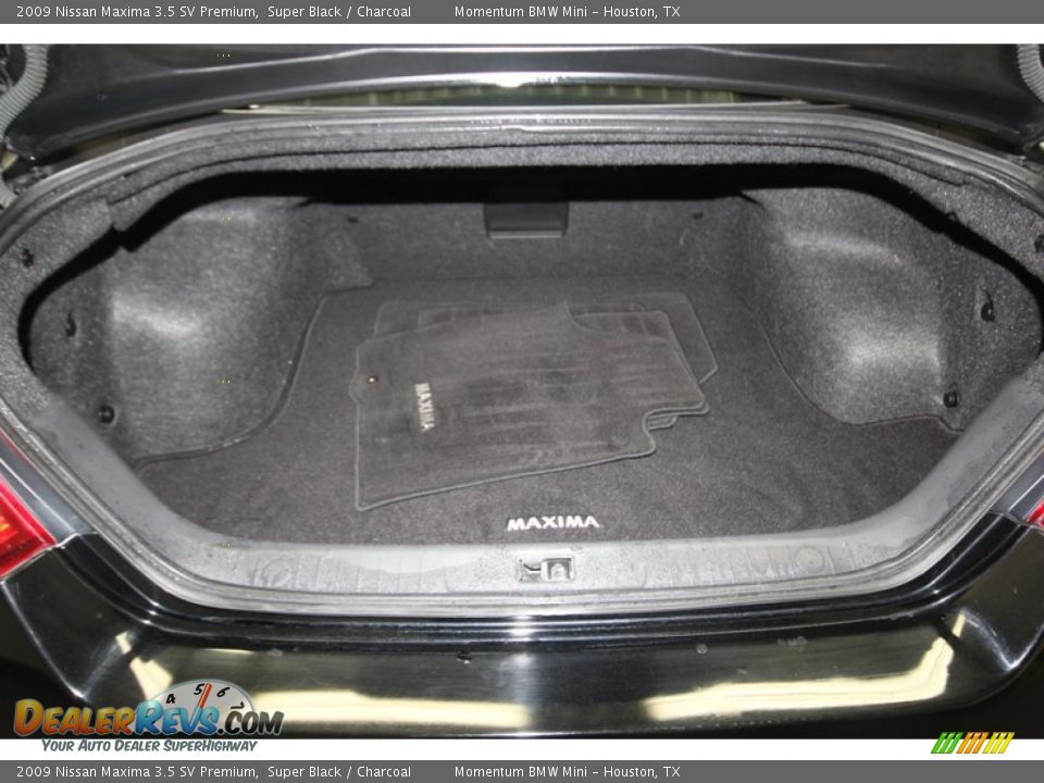 2009 Nissan Maxima 3.5 SV Premium Super Black / Charcoal Photo #19