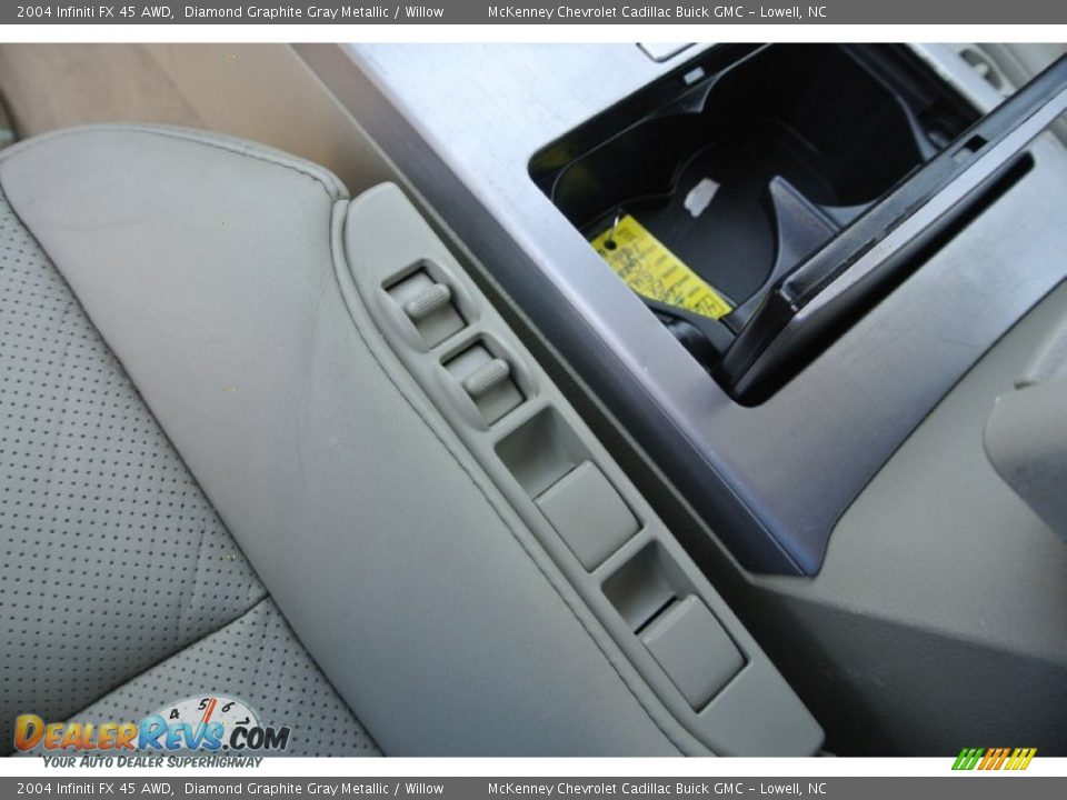 2004 Infiniti FX 45 AWD Diamond Graphite Gray Metallic / Willow Photo #17