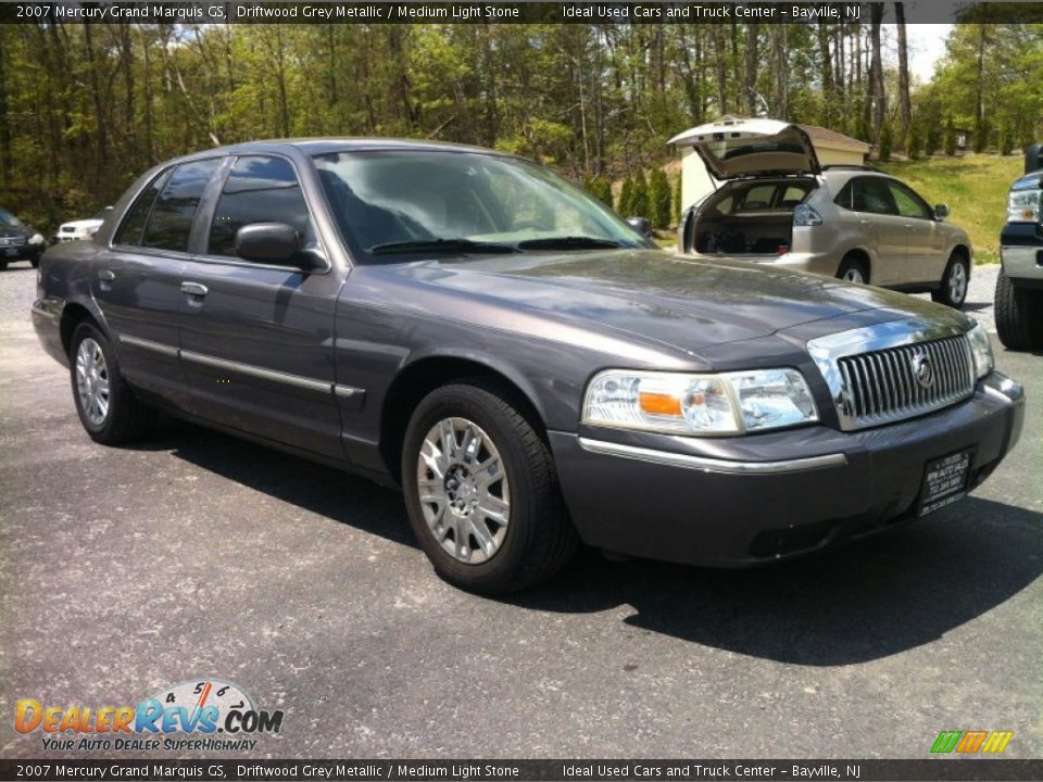 2007 Mercury Grand Marquis GS Driftwood Grey Metallic / Medium Light Stone Photo #3