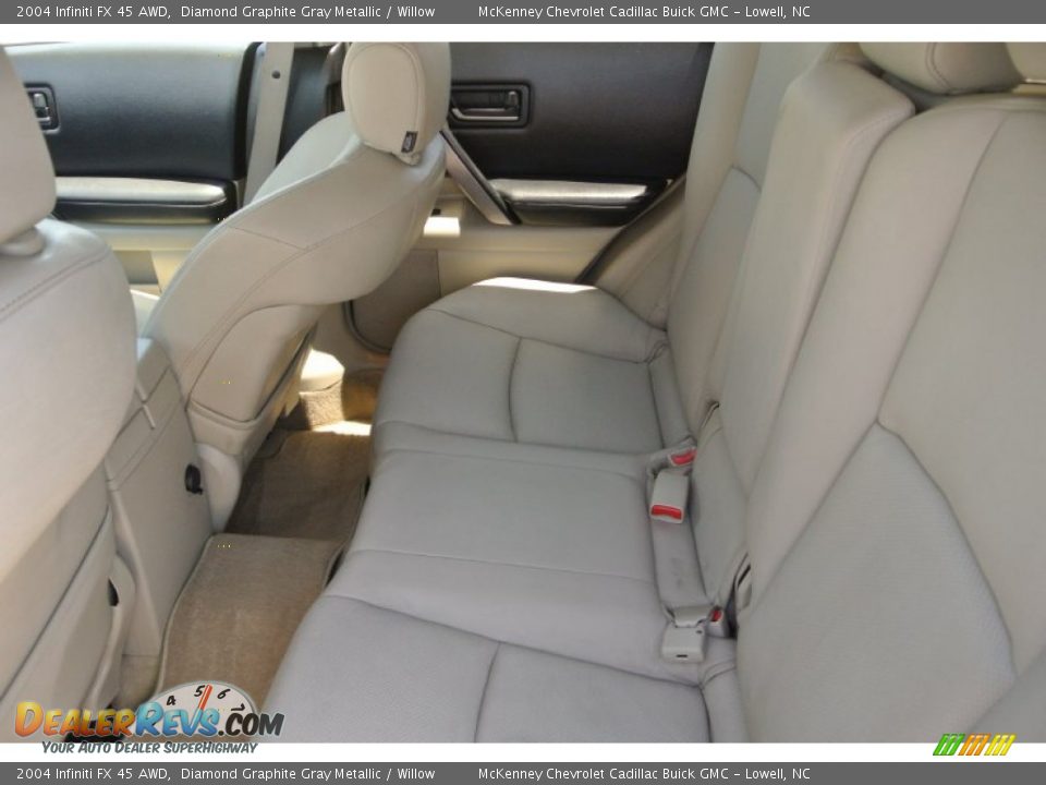 2004 Infiniti FX 45 AWD Diamond Graphite Gray Metallic / Willow Photo #18