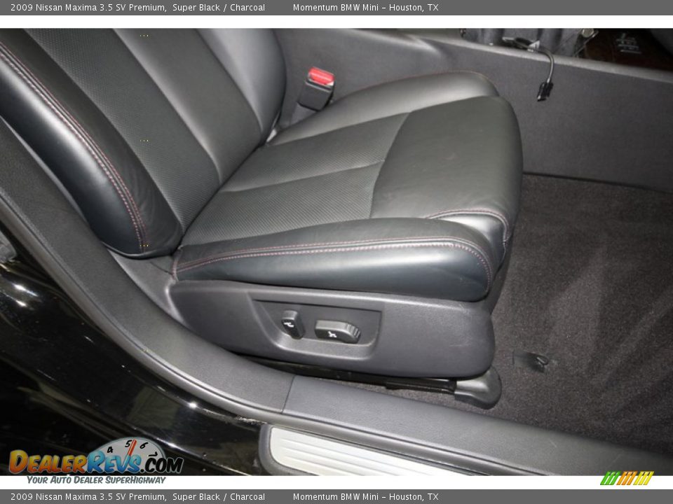 2009 Nissan Maxima 3.5 SV Premium Super Black / Charcoal Photo #23