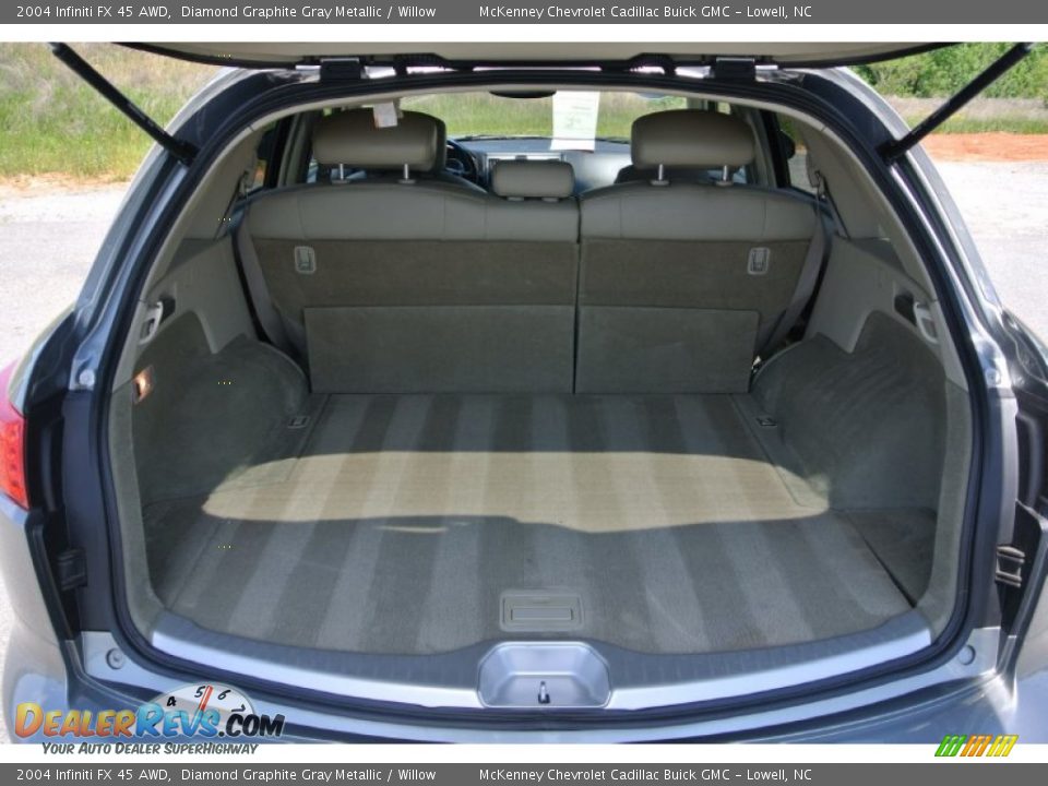 2004 Infiniti FX 45 AWD Diamond Graphite Gray Metallic / Willow Photo #19