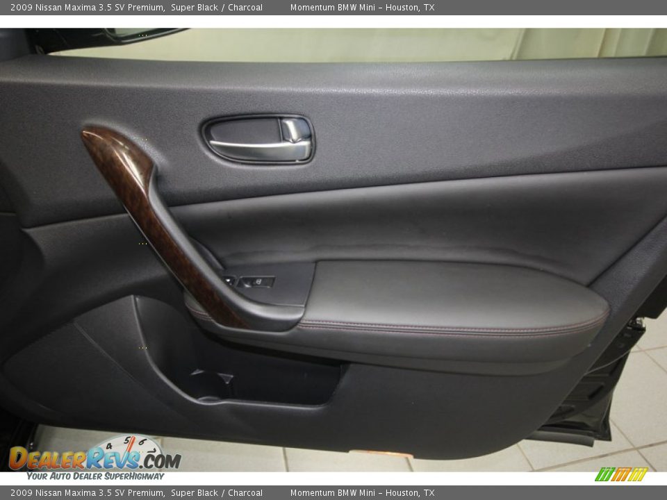 2009 Nissan Maxima 3.5 SV Premium Super Black / Charcoal Photo #24