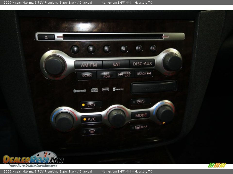 2009 Nissan Maxima 3.5 SV Premium Super Black / Charcoal Photo #27