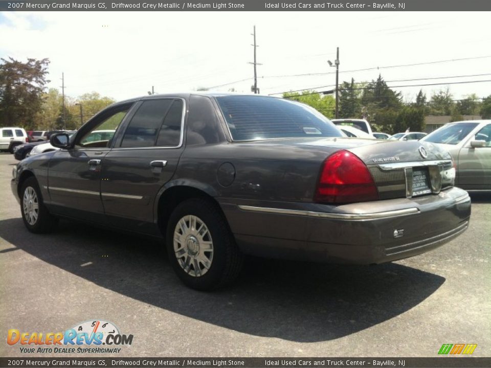 2007 Mercury Grand Marquis GS Driftwood Grey Metallic / Medium Light Stone Photo #7
