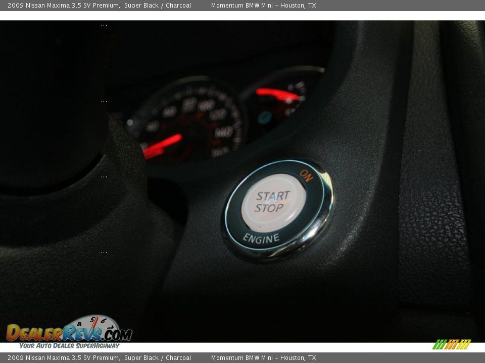 2009 Nissan Maxima 3.5 SV Premium Super Black / Charcoal Photo #33