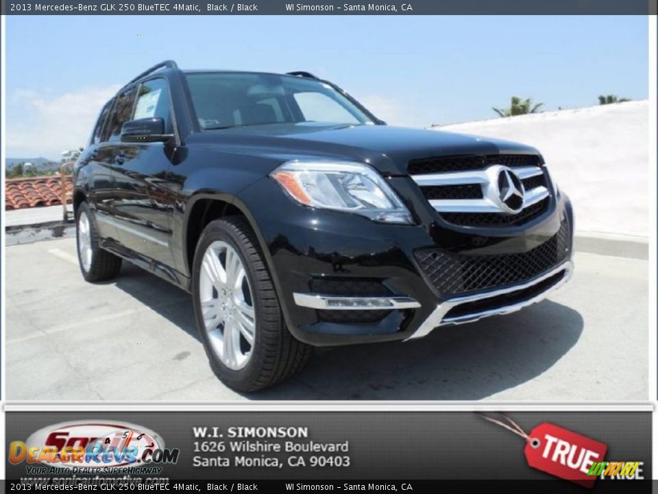 2013 Mercedes-Benz GLK 250 BlueTEC 4Matic Black / Black Photo #1