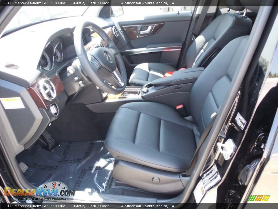 Black Interior - 2013 Mercedes-Benz GLK 250 BlueTEC 4Matic Photo #7