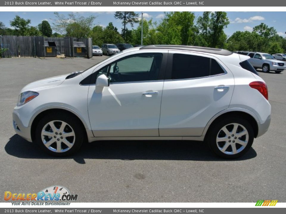 2013 Buick Encore Leather White Pearl Tricoat / Ebony Photo #3