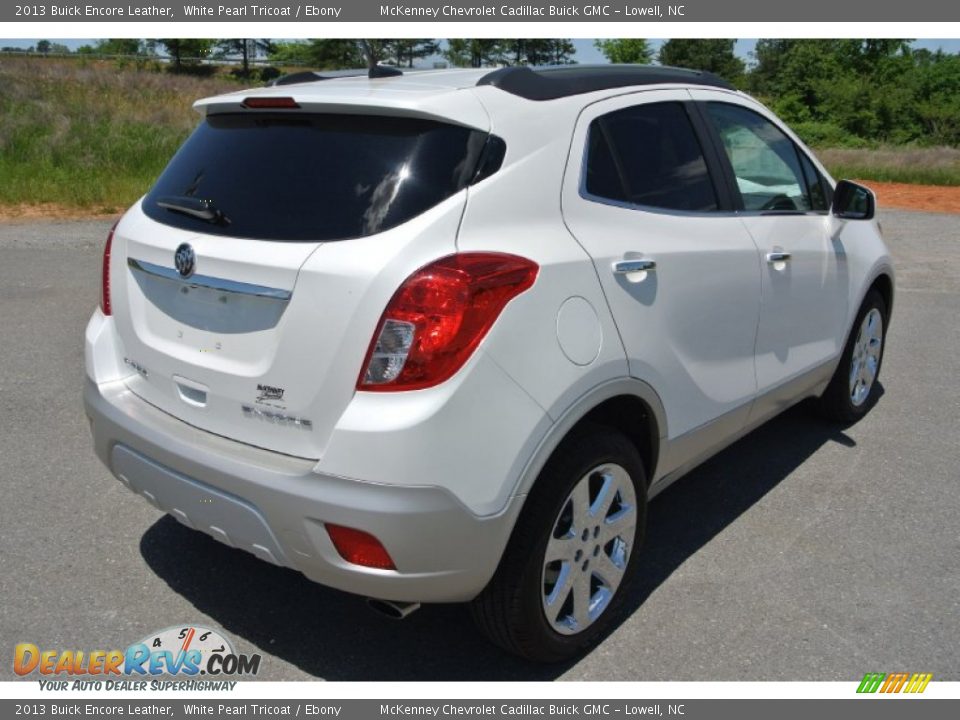 2013 Buick Encore Leather White Pearl Tricoat / Ebony Photo #5