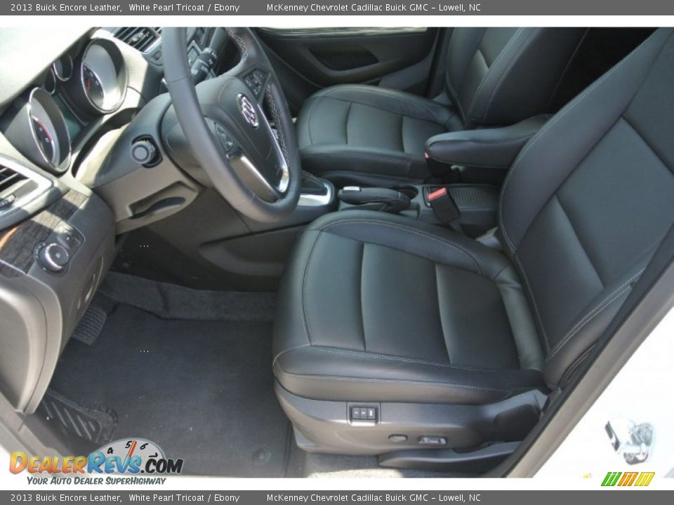 2013 Buick Encore Leather White Pearl Tricoat / Ebony Photo #8