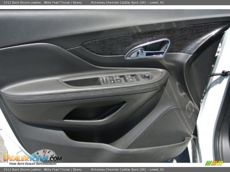 2013 Buick Encore Leather White Pearl Tricoat / Ebony Photo #9
