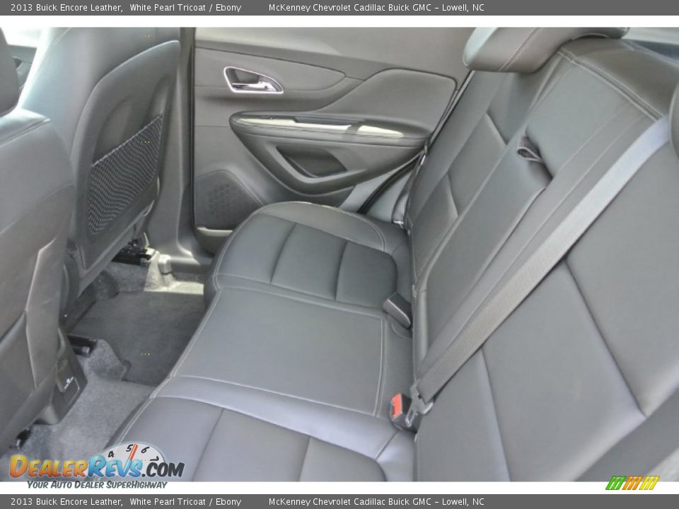 Rear Seat of 2013 Buick Encore Leather Photo #16