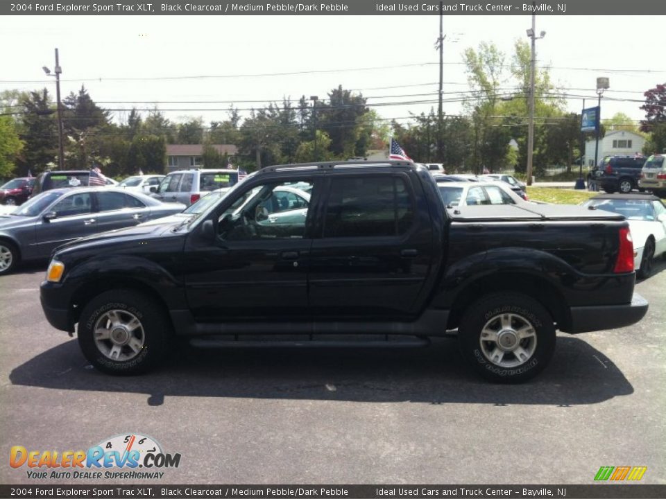 2004 Ford Explorer Sport Trac XLT Black Clearcoat / Medium Pebble/Dark Pebble Photo #6
