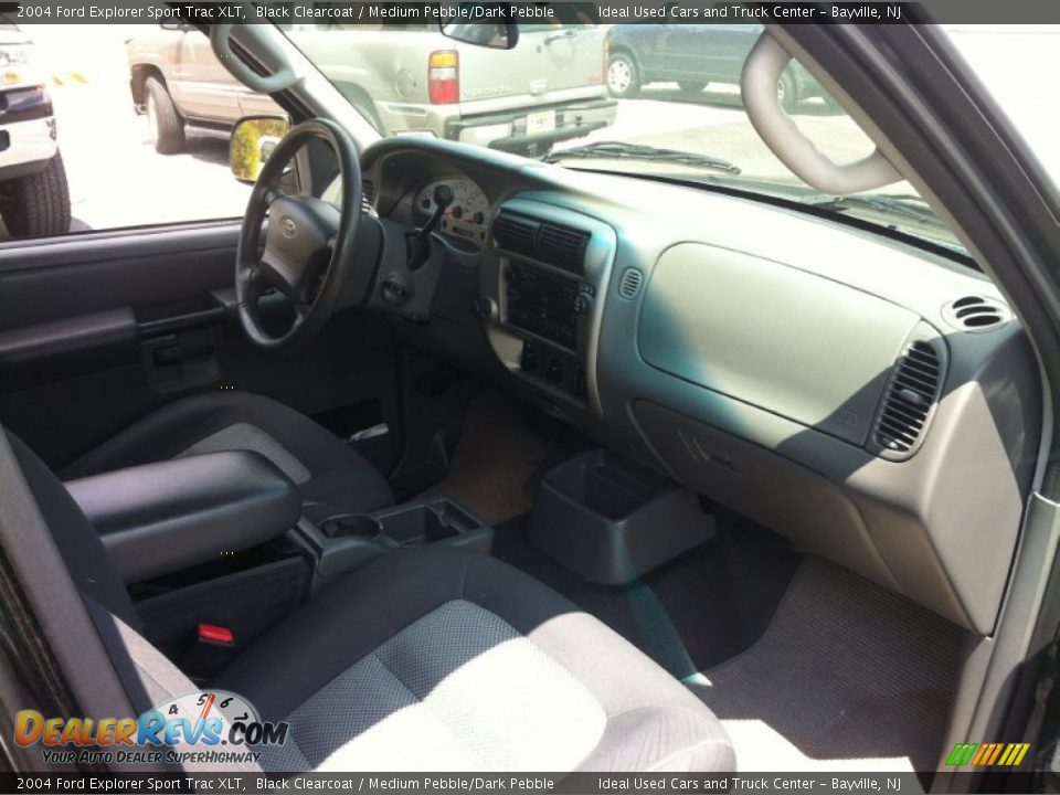 2004 Ford Explorer Sport Trac XLT Black Clearcoat / Medium Pebble/Dark Pebble Photo #8