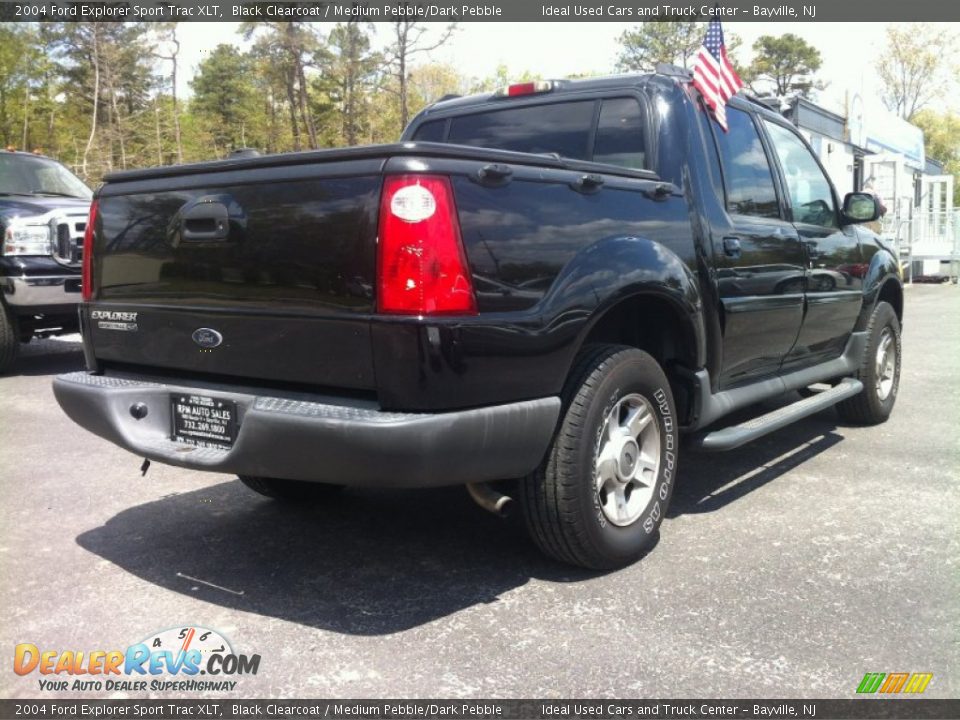 2004 Ford Explorer Sport Trac XLT Black Clearcoat / Medium Pebble/Dark Pebble Photo #12