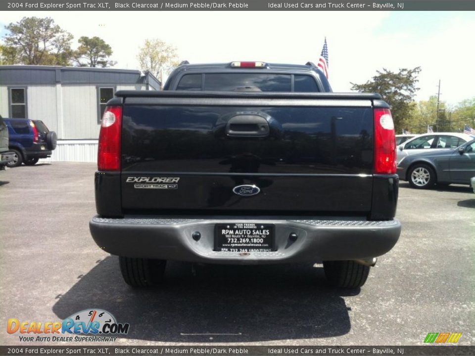 2004 Ford Explorer Sport Trac XLT Black Clearcoat / Medium Pebble/Dark Pebble Photo #13