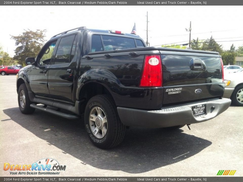 2004 Ford Explorer Sport Trac XLT Black Clearcoat / Medium Pebble/Dark Pebble Photo #14