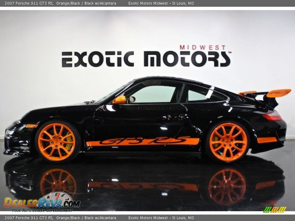 2007 Porsche 911 GT3 RS Orange/Black / Black w/Alcantara Photo #1