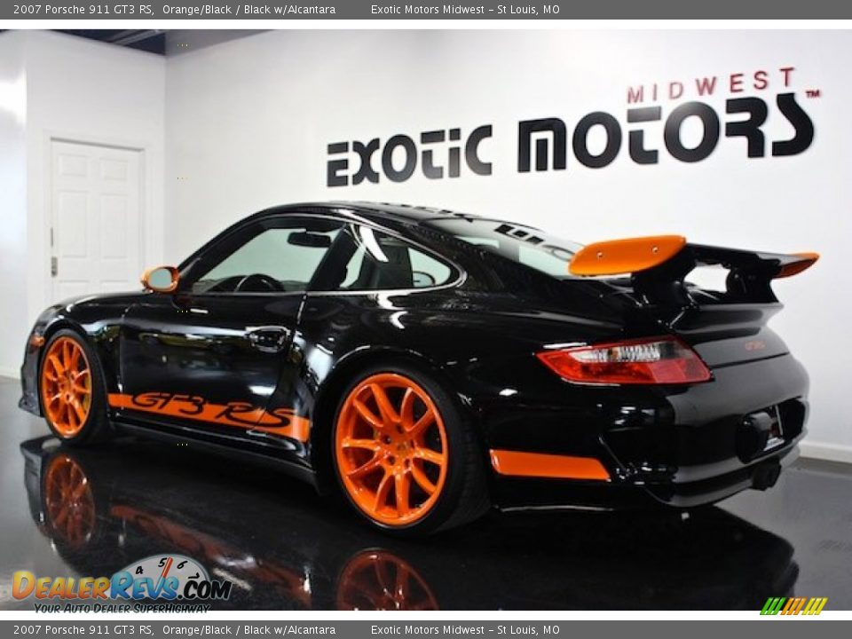 2007 Porsche 911 GT3 RS Orange/Black / Black w/Alcantara Photo #5