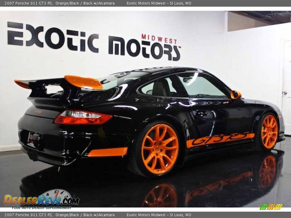 2007 Porsche 911 GT3 RS Orange/Black / Black w/Alcantara Photo #6