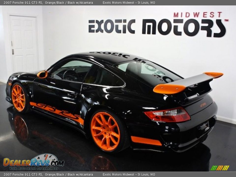 2007 Porsche 911 GT3 RS Orange/Black / Black w/Alcantara Photo #10