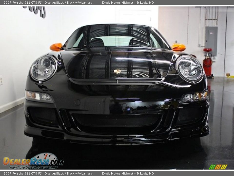 Orange/Black 2007 Porsche 911 GT3 RS Photo #12