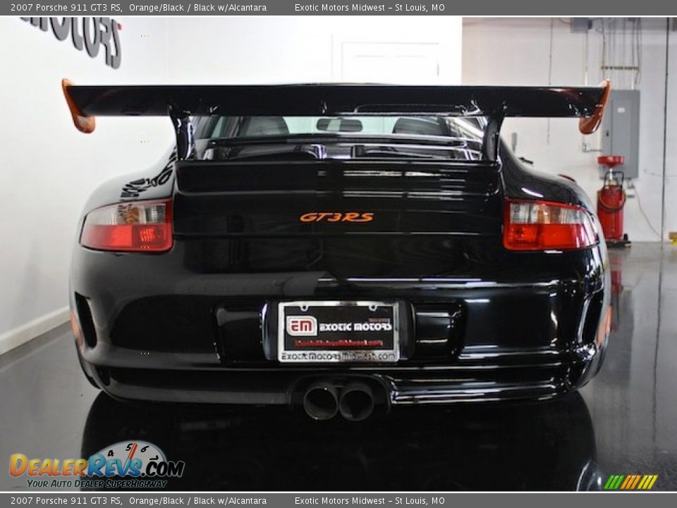2007 Porsche 911 GT3 RS Orange/Black / Black w/Alcantara Photo #13