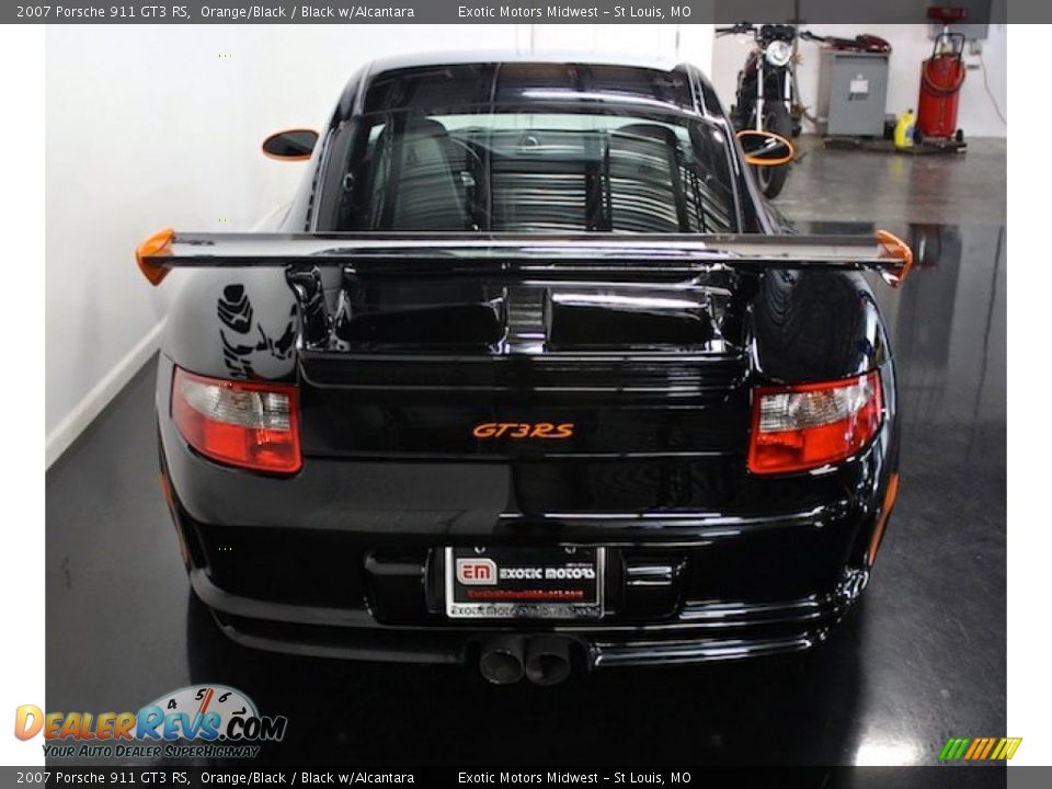 2007 Porsche 911 GT3 RS Orange/Black / Black w/Alcantara Photo #15