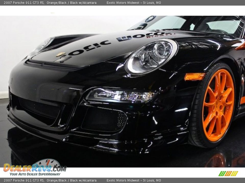 2007 Porsche 911 GT3 RS Orange/Black / Black w/Alcantara Photo #16