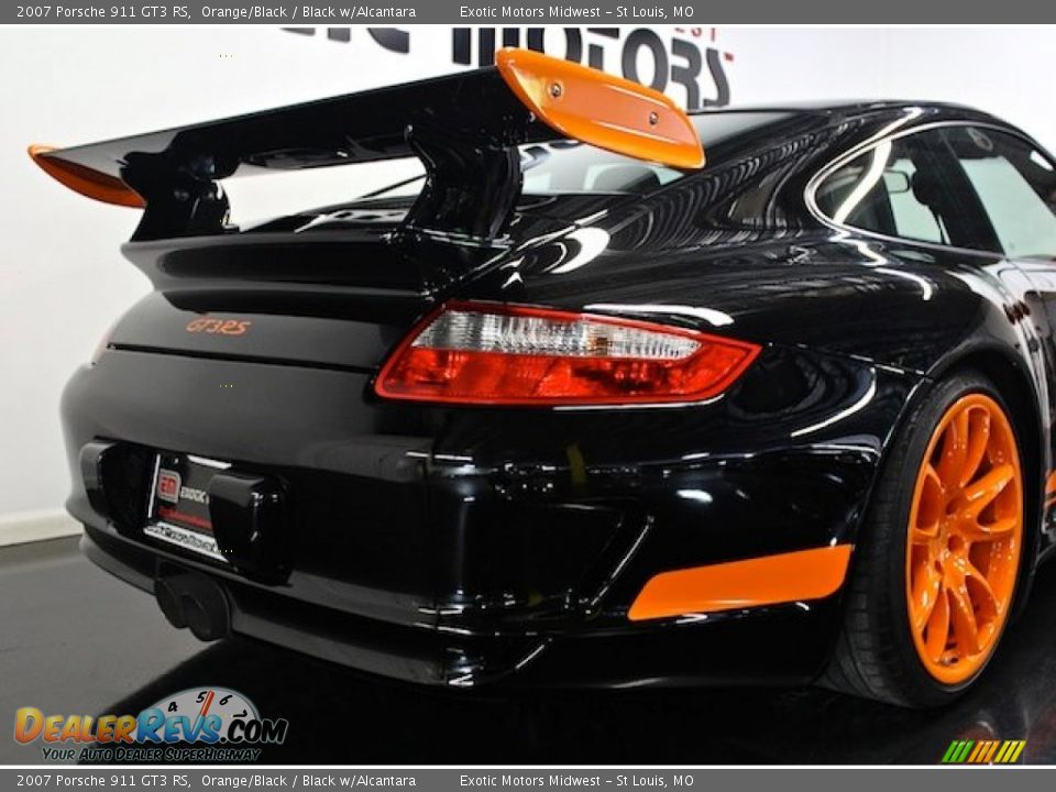 2007 Porsche 911 GT3 RS Orange/Black / Black w/Alcantara Photo #17