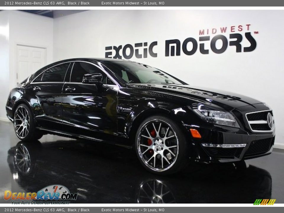 2012 Mercedes-Benz CLS 63 AMG Black / Black Photo #3