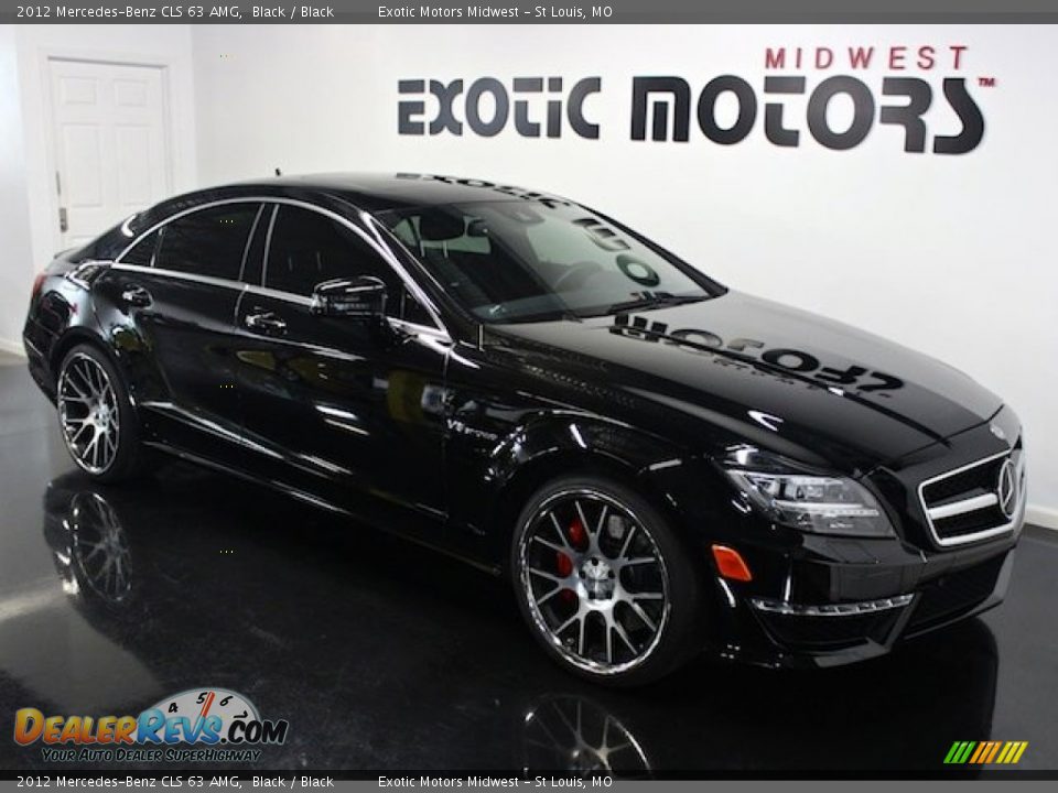 2012 Mercedes-Benz CLS 63 AMG Black / Black Photo #8