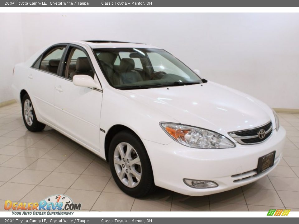2004 Toyota Camry LE Crystal White / Taupe Photo #1