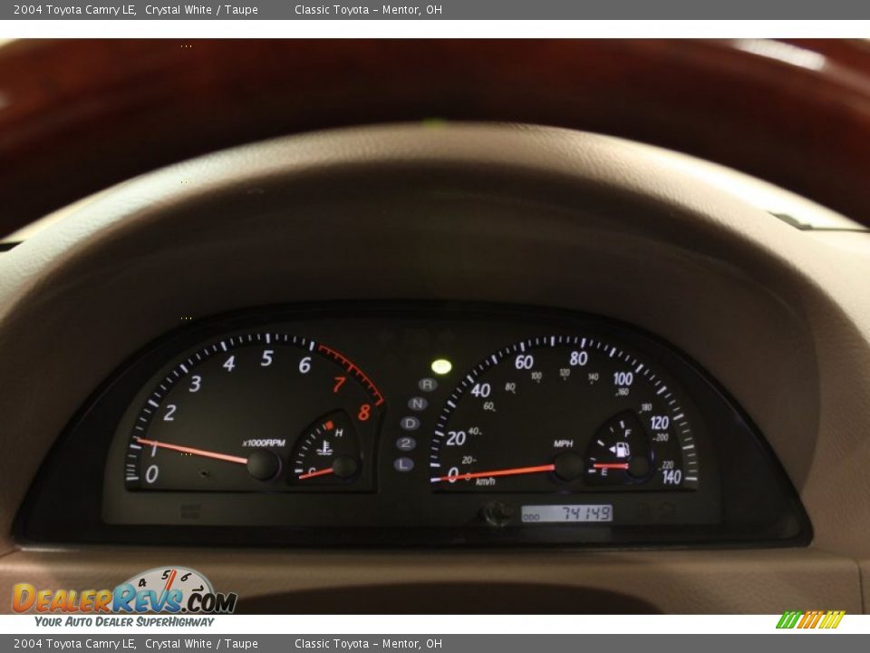 2004 Toyota Camry LE Gauges Photo #12