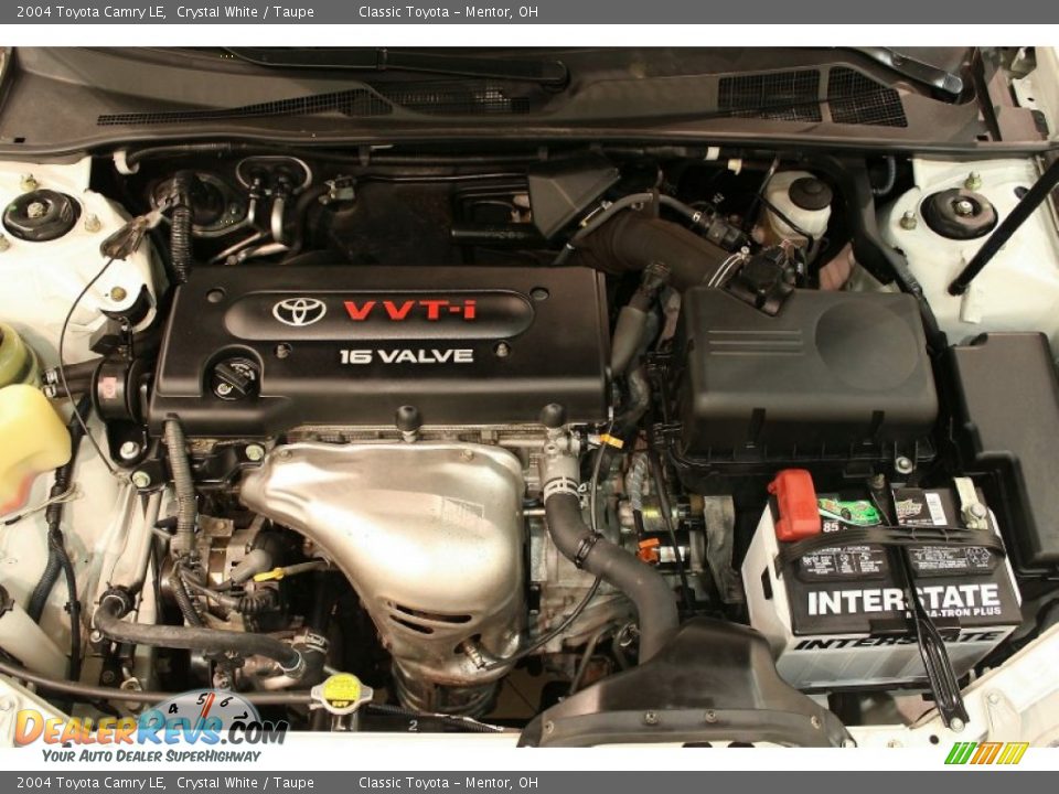 2004 Toyota Camry LE 2.4 Liter DOHC 16-Valve VVT-i 4 Cylinder Engine Photo #25
