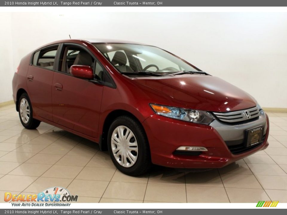 2010 Honda Insight Hybrid LX Tango Red Pearl / Gray Photo #1