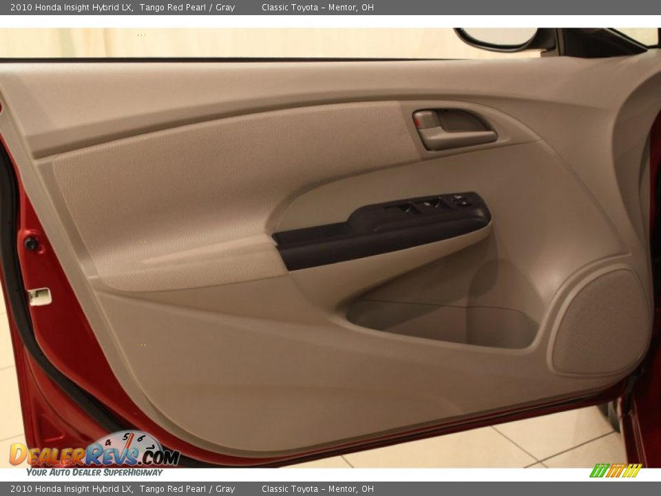 2010 Honda Insight Hybrid LX Tango Red Pearl / Gray Photo #4