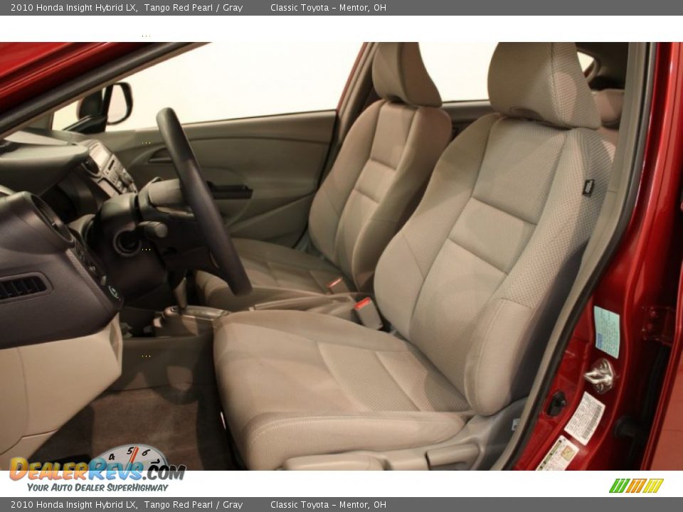 2010 Honda Insight Hybrid LX Tango Red Pearl / Gray Photo #5