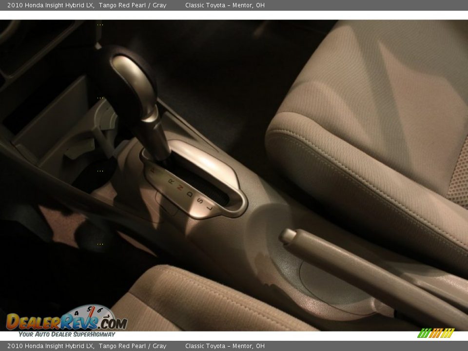 2010 Honda Insight Hybrid LX Tango Red Pearl / Gray Photo #11