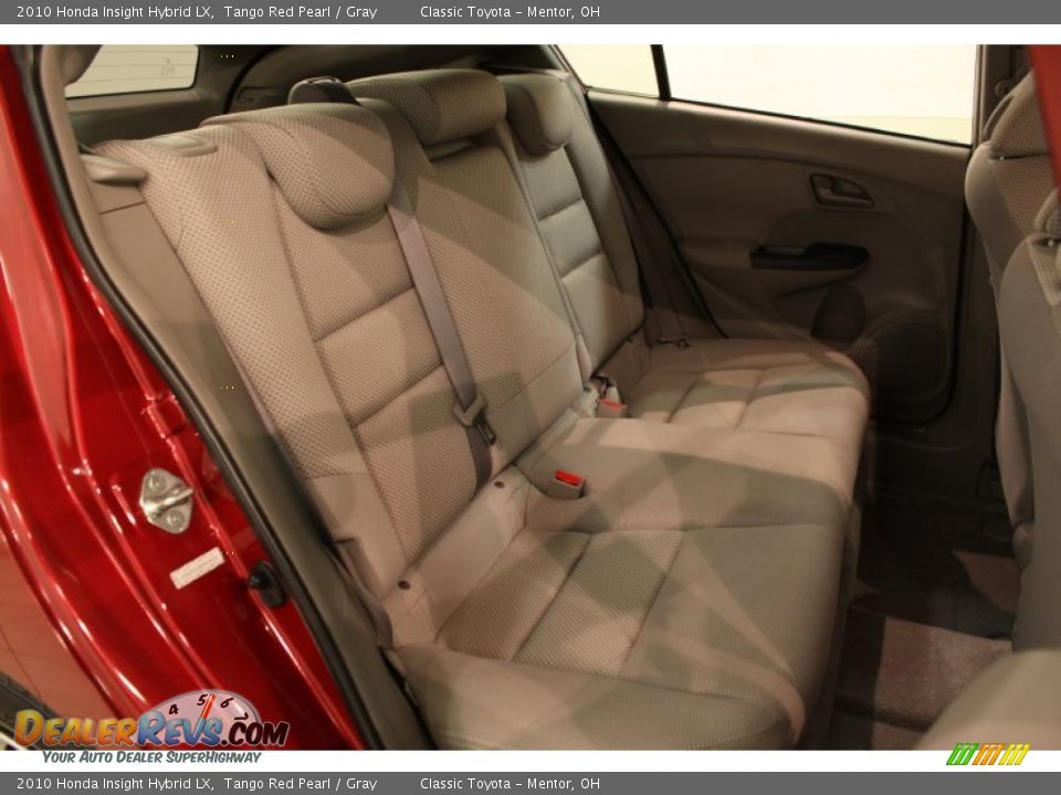 2010 Honda Insight Hybrid LX Tango Red Pearl / Gray Photo #13