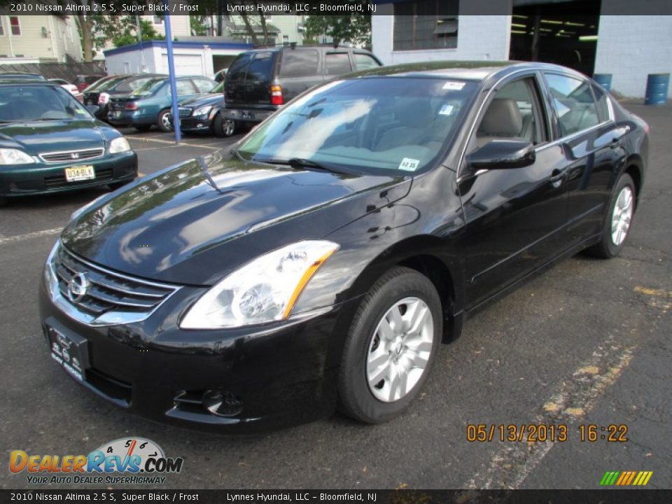 2010 Nissan Altima 2.5 S Super Black / Frost Photo #3