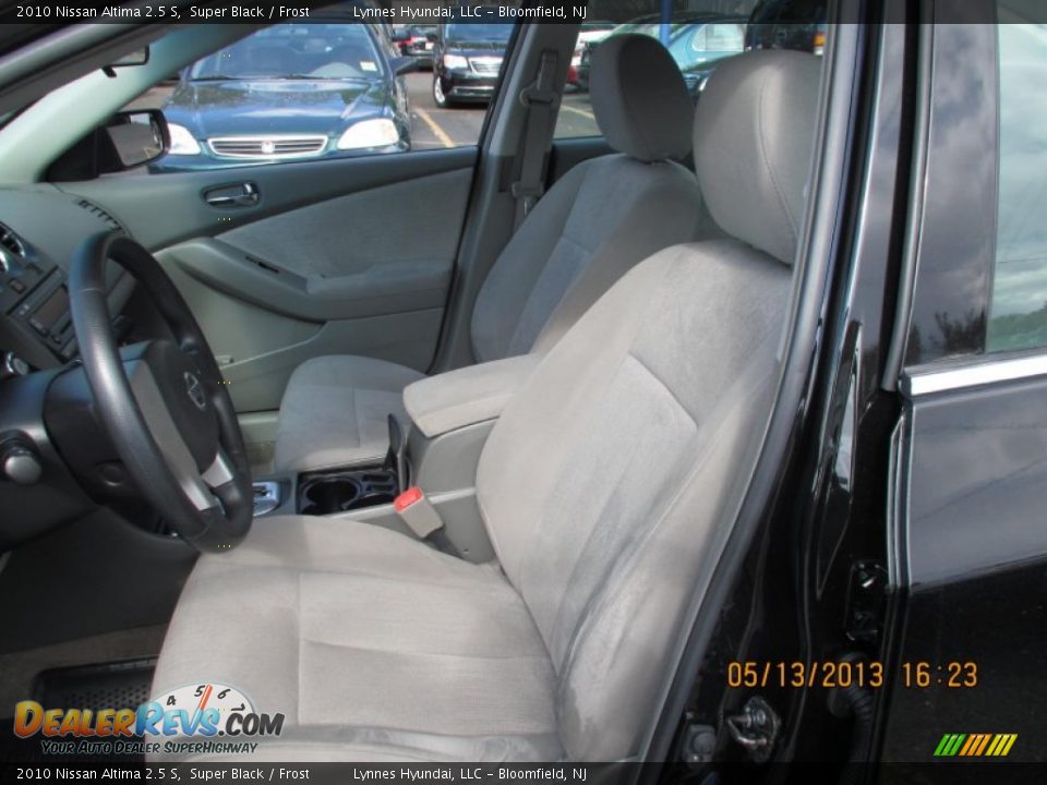 2010 Nissan Altima 2.5 S Super Black / Frost Photo #7