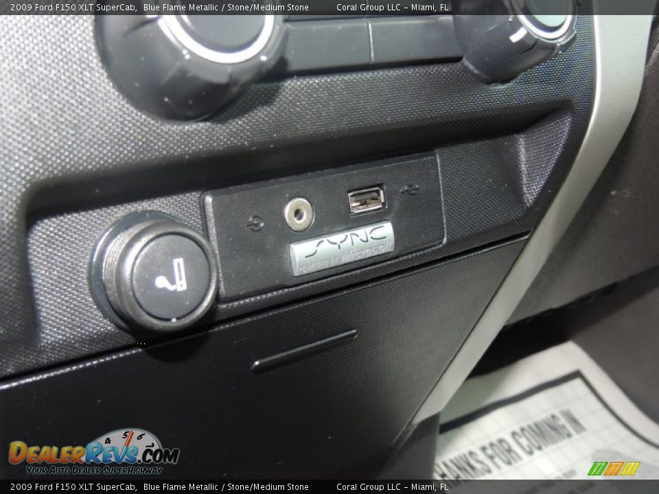 2009 Ford F150 XLT SuperCab Blue Flame Metallic / Stone/Medium Stone Photo #15