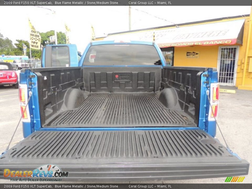 2009 Ford F150 XLT SuperCab Blue Flame Metallic / Stone/Medium Stone Photo #17
