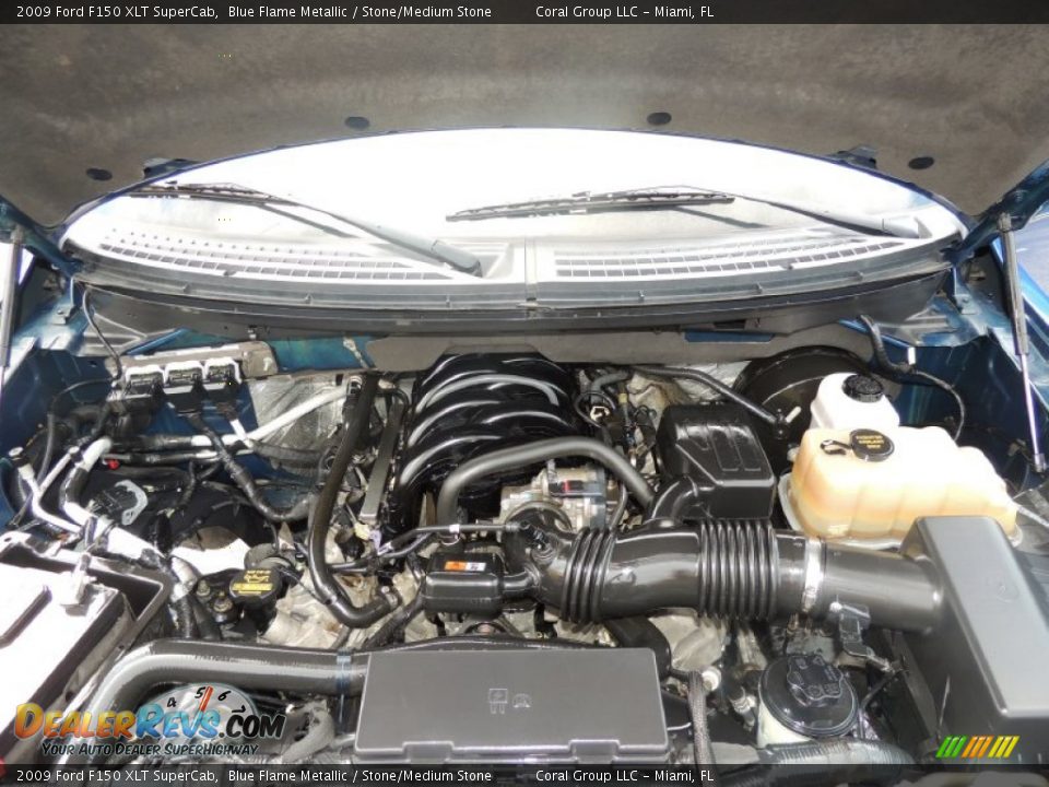 2009 Ford F150 XLT SuperCab Blue Flame Metallic / Stone/Medium Stone Photo #22