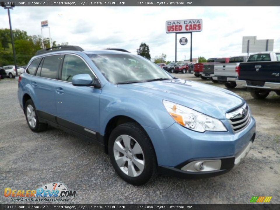 2011 Subaru Outback 2.5i Limited Wagon Sky Blue Metallic / Off Black Photo #1