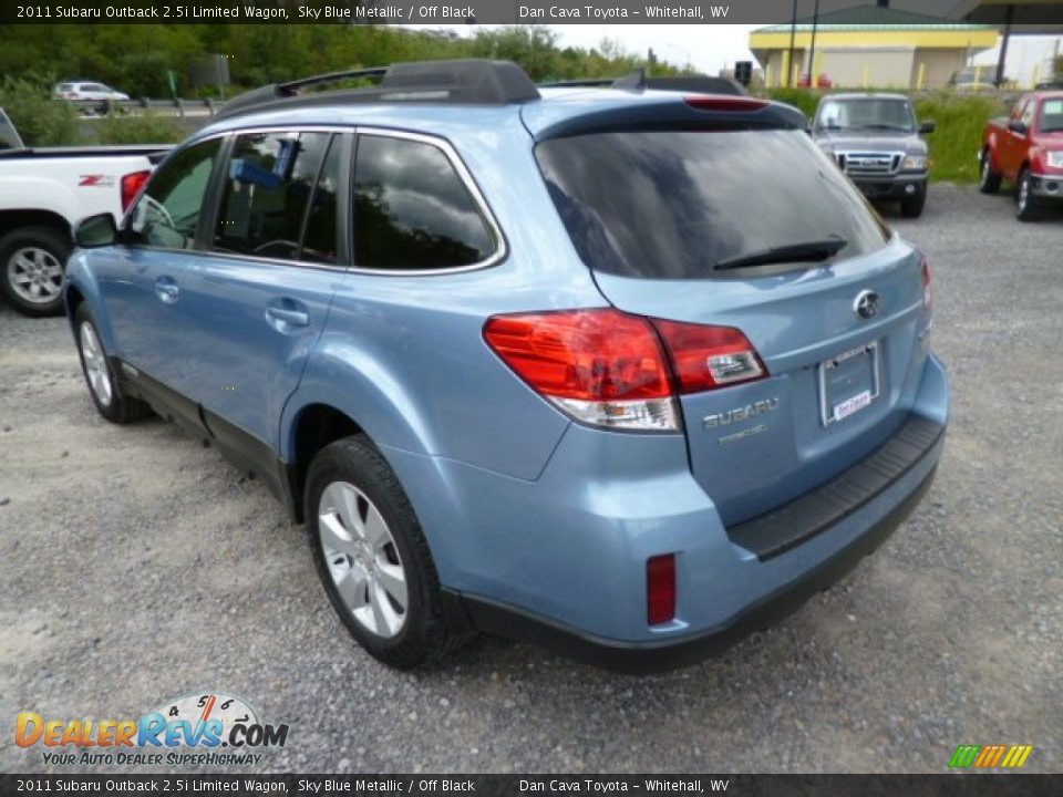 2011 Subaru Outback 2.5i Limited Wagon Sky Blue Metallic / Off Black Photo #4