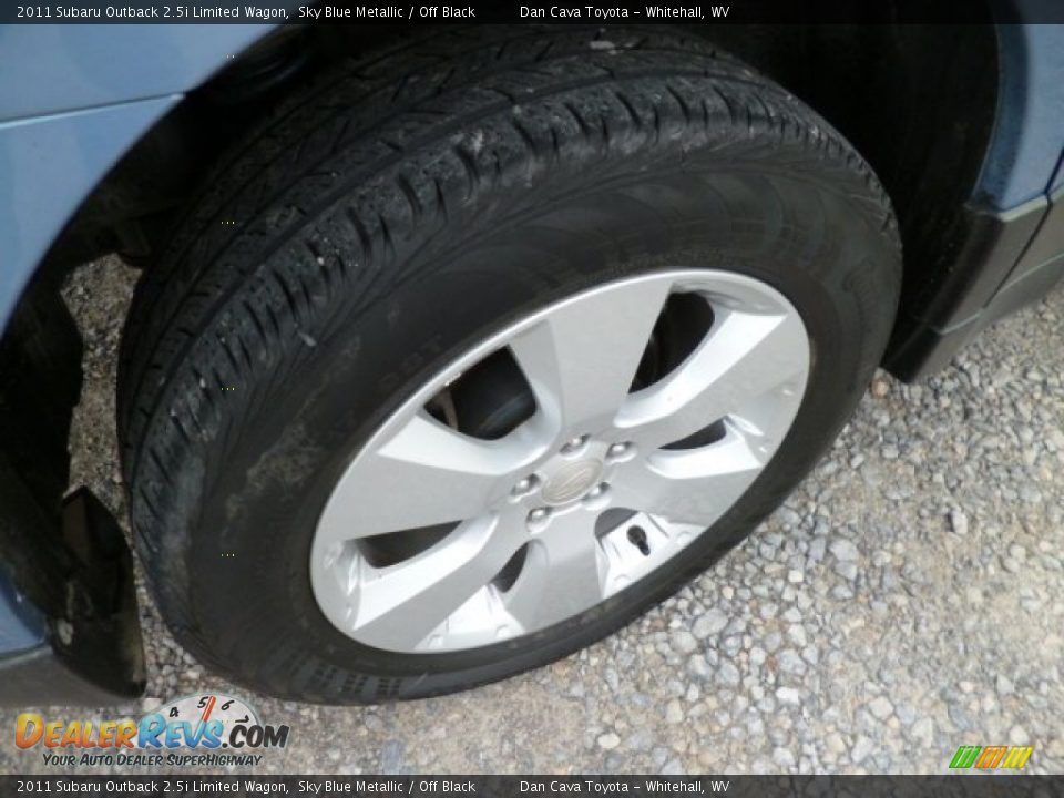 2011 Subaru Outback 2.5i Limited Wagon Sky Blue Metallic / Off Black Photo #6
